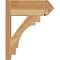Ekena Millwork Merced Rough Sawn Arts and Crafts Outlooker, Western Red Cedar, 8"W x 20"D x 24"H OUT08X20X24MRC03RWR - alternate 2